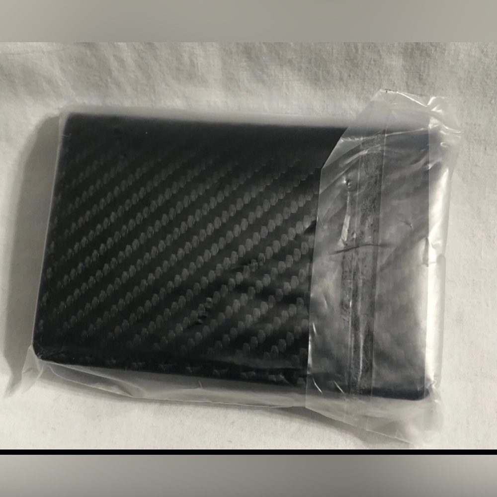 Men’s wallet anti theft casual multi cards money slots. Black - Picture 2 of 8